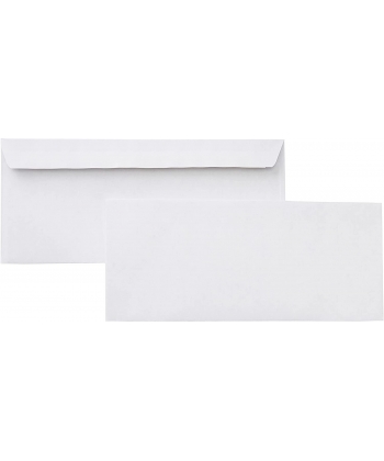 White Mail Envelope 110X225 080Gr P&S