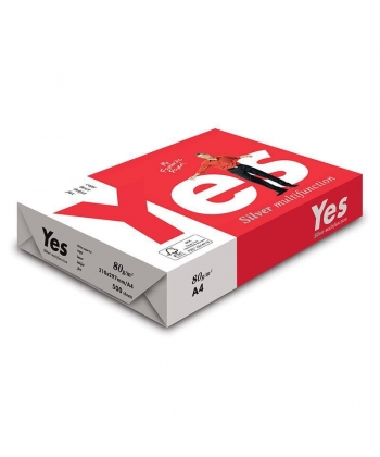 Photocopy Paper A4 Yes Silver 80Gsm 500 Sheets
