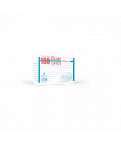 Record Card Bassile Freres Medium 100 Cards White