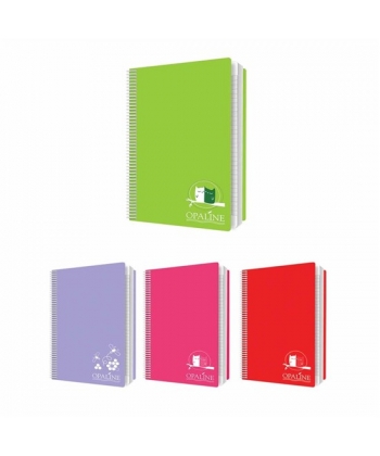Notebook Bassile freres Opaline 74095 A4 Ruled 96 Sheets 70gm Spiral