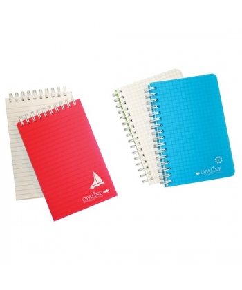 Notebook Bassile Freres Opaline 74002 Squares 96 Sheets Spiral 9X14Cm 70gm