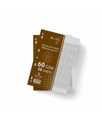 Filler Paper Bassile Freres Brio 624 A5 Seyes 60gm 50 Sheets
