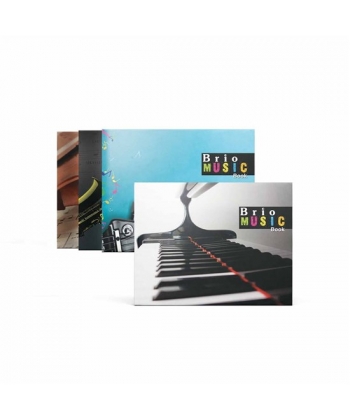 Music Book Brio Bf 490116 16 Sh.B5 17X24Cm 80Gr