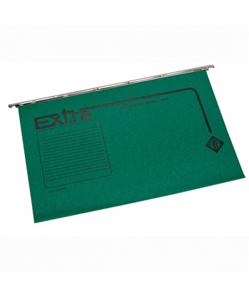 Suspension File Basslie Freres Extra 1096 Foolscap 24X37Cm W/Tabs Green