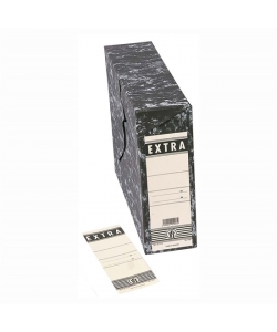 Archive Box Bassile Freres Extra 7097 Cardboard 39X30X10Cm Marbeled