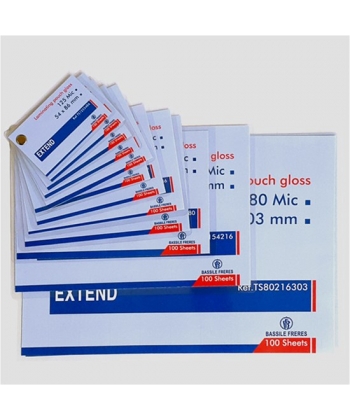 Laminating Pouch Bassile Freres Extend Ts125303426 125 Micron 303X426Mm A3