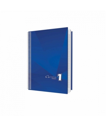 Notebook Bassile Freres Genio 767072 A4 Seyes 1 Sub 72 Sheets 70gm Spiral Hard Cover