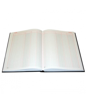 Journal Office Book Bassile Freres 13752 3 Col.Numbered 192sheets 17.5X24.5Cm
