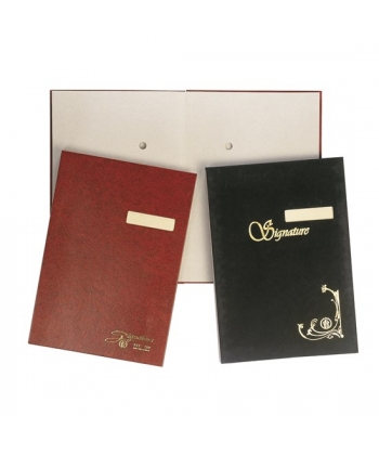 Signature Book Bassile Freres 210.Bk 18 Dividers W/Label Black