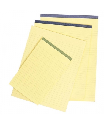 Writing Pad Bassile Freres 2513 Yellow Paper Medium 50 sheets 13.5X21.5Cm