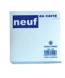 Note Cube Bassile Freres 109 09X09cm White