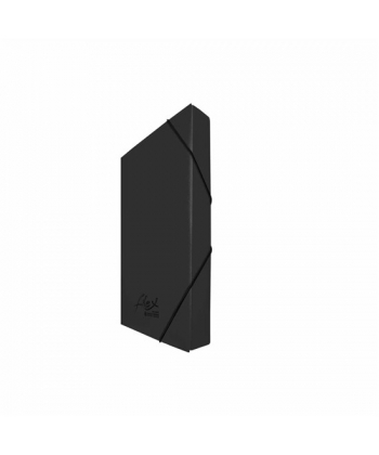 File Plastic 3 Flaps W/ Elastic Bassile Freres 2525 Filex 2Cm Opaque