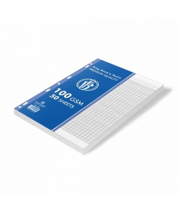 Filler Paper Bassile Freres A4 Seyes 100gm 50sheets 3106