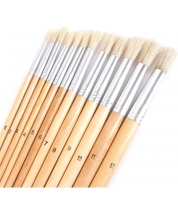 Brush Colour Magus Round Bristle Hair 12/Pack 582