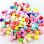 Pompon Hands On Crafts 30Mm 15/Pack Multicolor