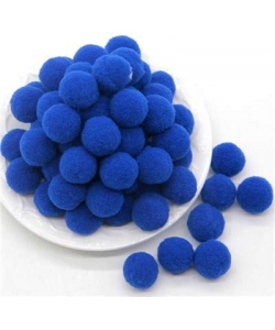 Pompon Hands On Crafts 25Mm 30/Pack Multicolor
