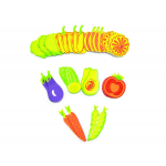 Foam Hands On Crafts Adhesive Shapes Vegetables 33Pcs Eva50641