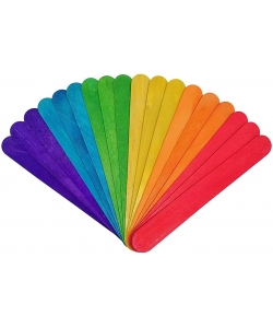 Wooden Craft Supplies Hands On Crafts Sticks Super Jumbo Assorted Cr006