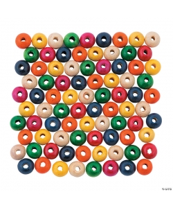 Wooden Craft Supplies Hands On Crafts Beads Colorful 4X8Mm Round Ass 50G 14Bs183A