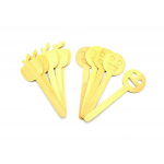 Wooden Craft Supplies Hands On Crafts Toppers Sticks Apple Smile Cr052