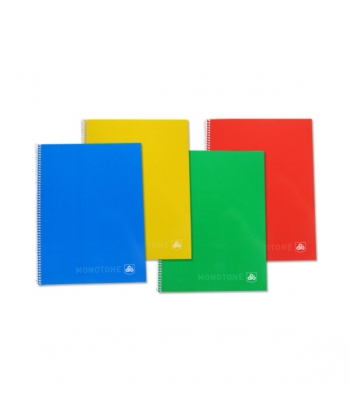 Notebook Opp Monotone A4 Seyes 96 Sheets 60gm Spiral Ul9613/S