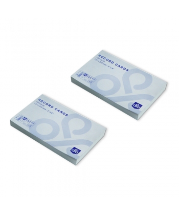 Record Card Opp Lines 12.5X20.5Cm 180gm 100 Cards Re1327