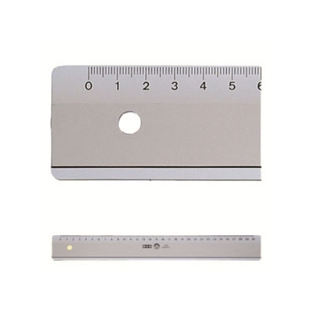 Ruler M+R Plastic 30Cm Inking Edge 1030 0000