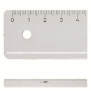 Ruler Plastic M+R 1150 0000 Size 50 Cm Clear Transparent