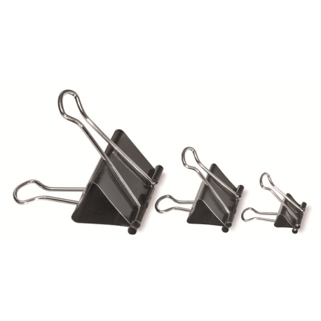Binder Clip Praise 51Mm 12Pcs/Pack Black 85051