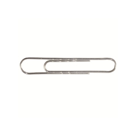 Paper Clip Tida 33Mm 100Pcs/Box Silver
