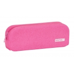 Pencil Case Silicone Glittered Square Safta Assorted