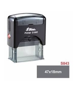 Stamp Shiny S-843 47X18Mm