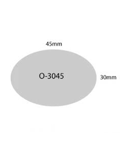 Stamp Shiny O-3045 Oval 30X45 Mm