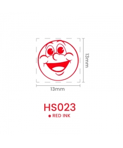 Stamp Shiny Pre-Inked "Happy Face"