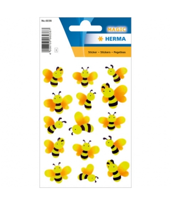 Sticker Herma Magic Bees Neon 6038