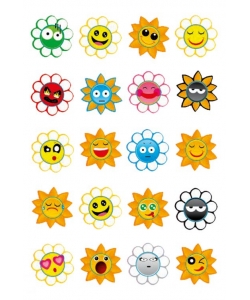 Sticker Herma Magic Crazy Suns Puffy 3668