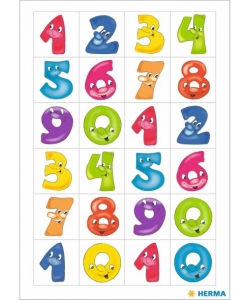 Label Numbers Funny 1-0