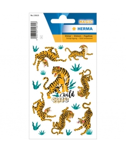 Sticker Magic Wild Tiger Foil Gold Embossed