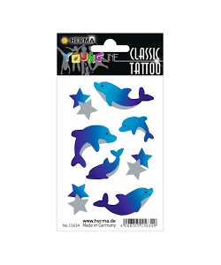 Tattoo Classic Dolphins Colour