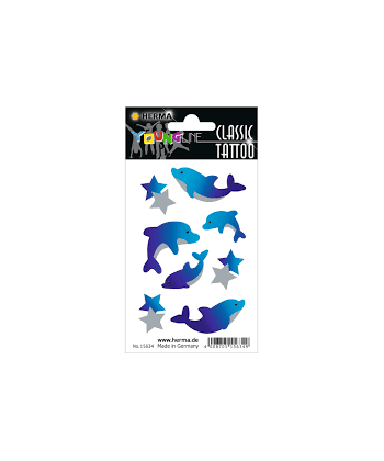 Tattoo Classic Dolphins Colour