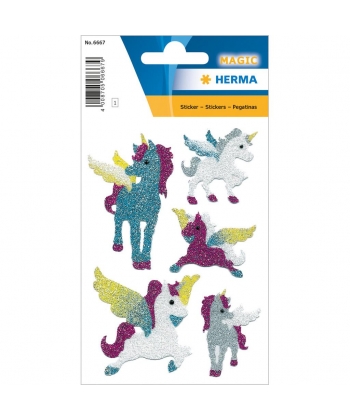 Sticker Magic Unicorn Diamond Glittery