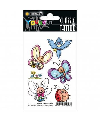 Tattoo Classic Butterflies And Friends