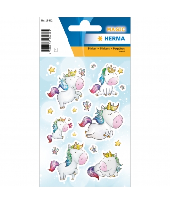 Sticker Decor Baby Unicorn Glittery
