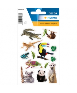 Sticker Decor Exotic Animals