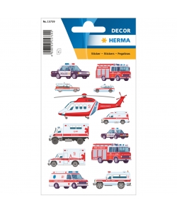 Sticker Decor Blue Light Vehicles