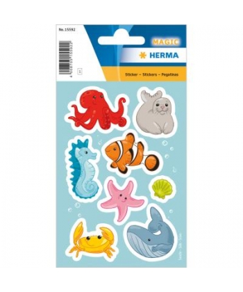 Sticker Magic Life Sea Animals Silk