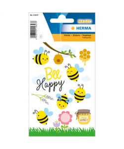 Sticker Magic Cute Bees Transpuffy