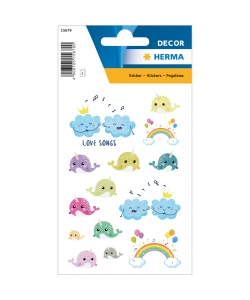 Sticker Decor Love Songs Glittery