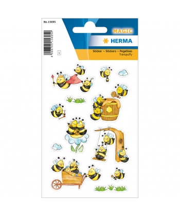 Sticker Magic Bee Colony Transpuffy