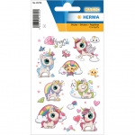 Sticker Magic Enchanted Unicorn Transpuffy